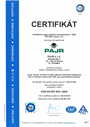 Certification TÜV SÜD ISO 9001:2009